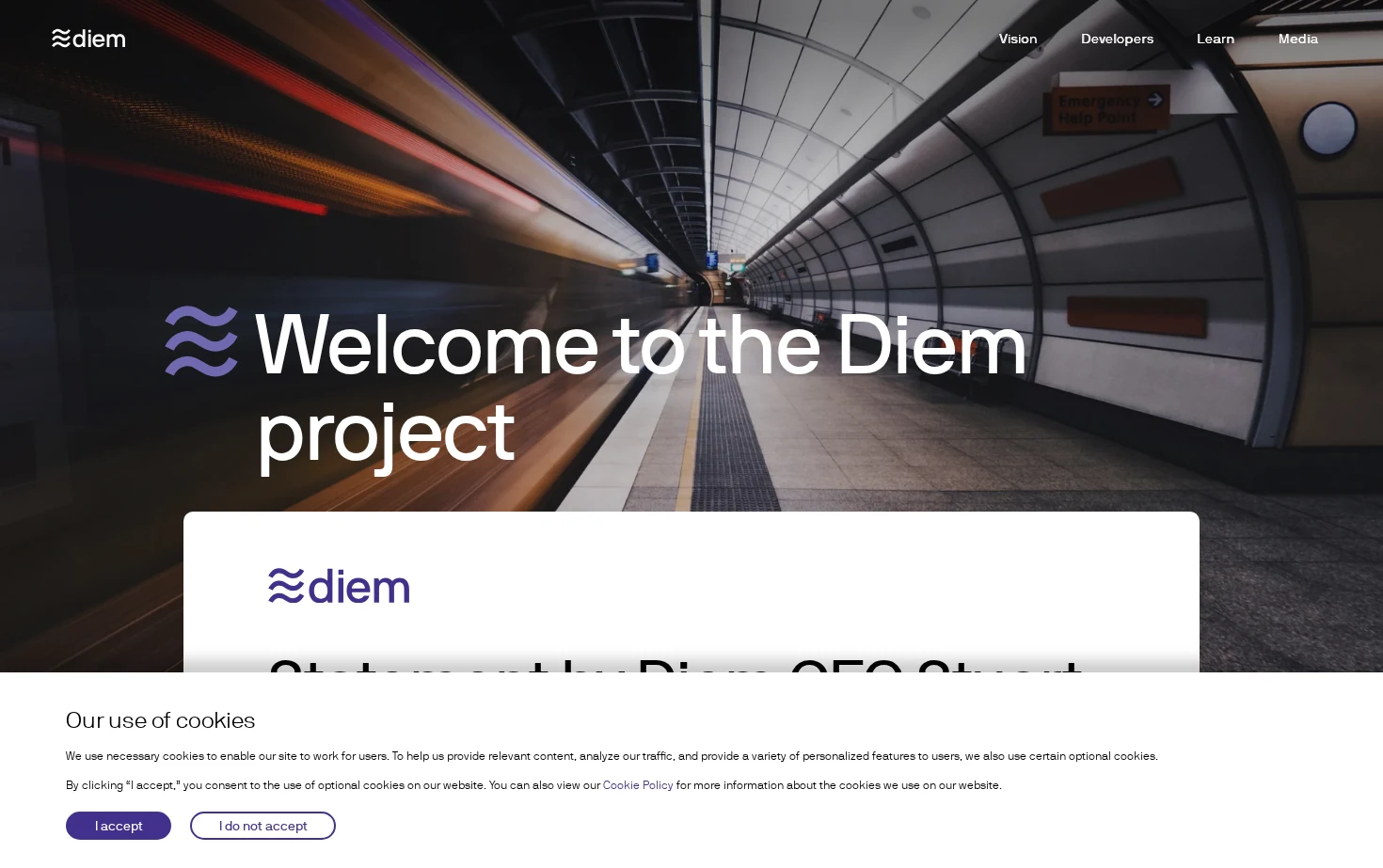 Diem Association 页面快照